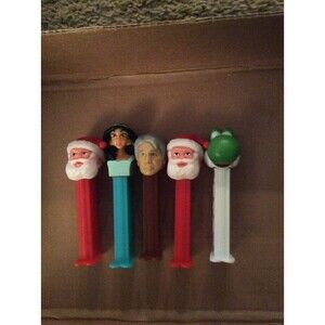 5 Used Pez Dispensers B37